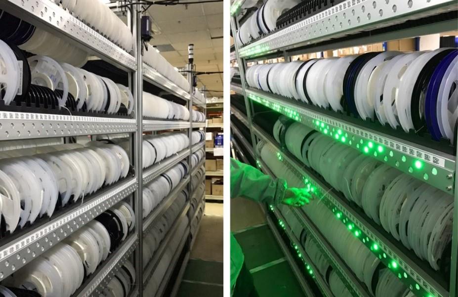 亮灯拣货系统在仓储物流行业解决方案