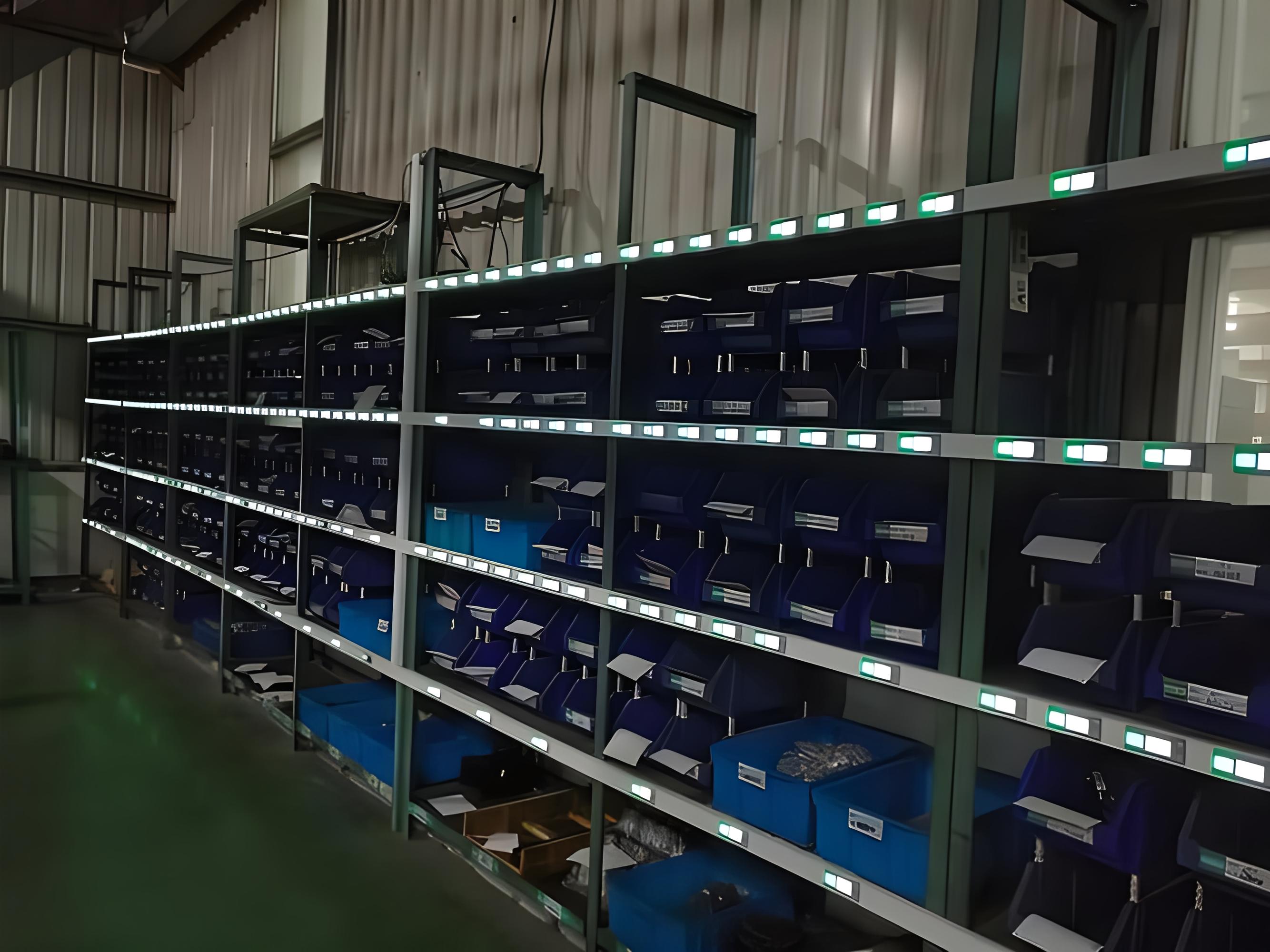 货架亮灯拣货系统在仓储行业解决方案