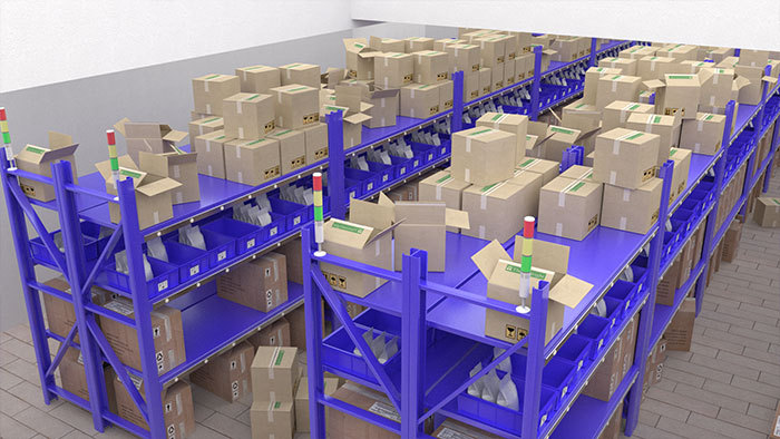 智慧灯光拣选系统引领仓储新变革